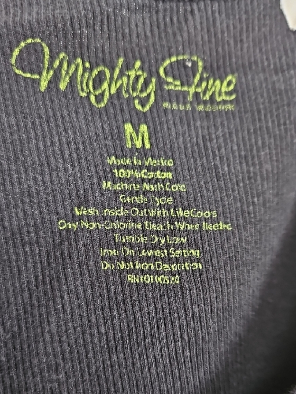 Mighty Fine Invader Zim Gir Black And Gray Stripped Tank Top - Picture 2 of 4